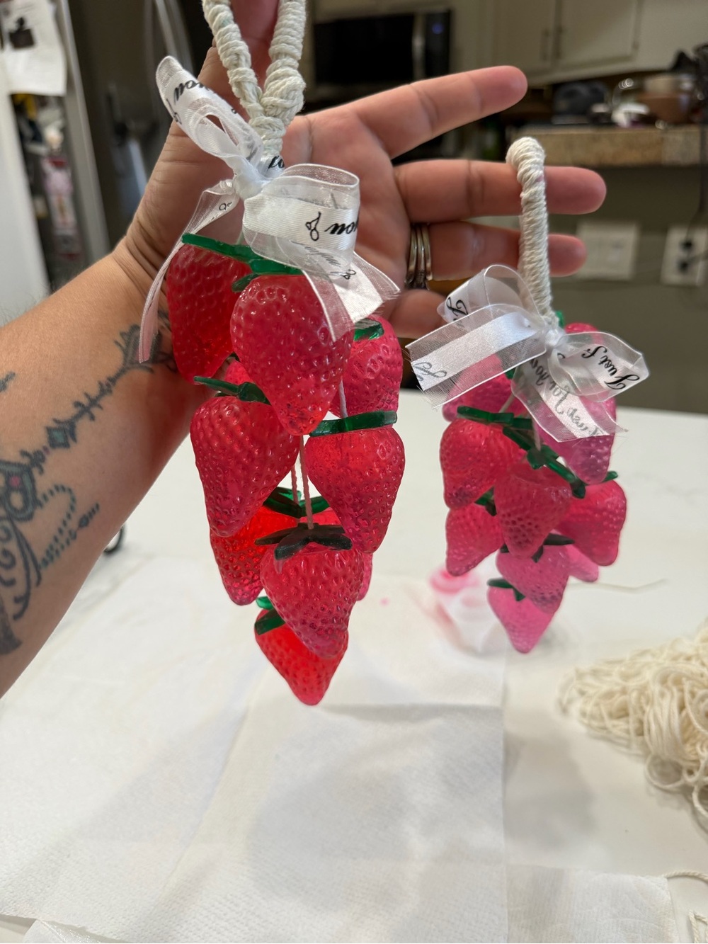Strawberry Hanging Soap Bundle - Red